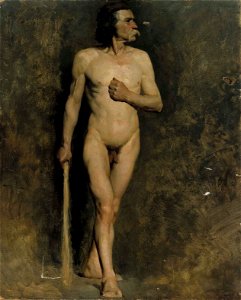 Albert Edelfelt - Miesmalli, akatemiaharjoitelma - A I 215 G - Finnish National Gallery