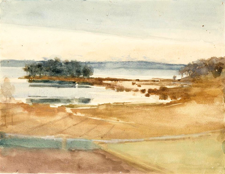 Albert Edelfelt - Seashore, Brown Sand - A III 2022-28 - Finnish National Gallery