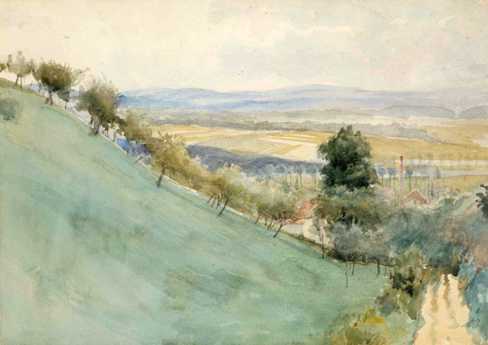 Albert Edelfelt - Mäenrinne Montbéliardista - A III 2012 - Finnish National Gallery