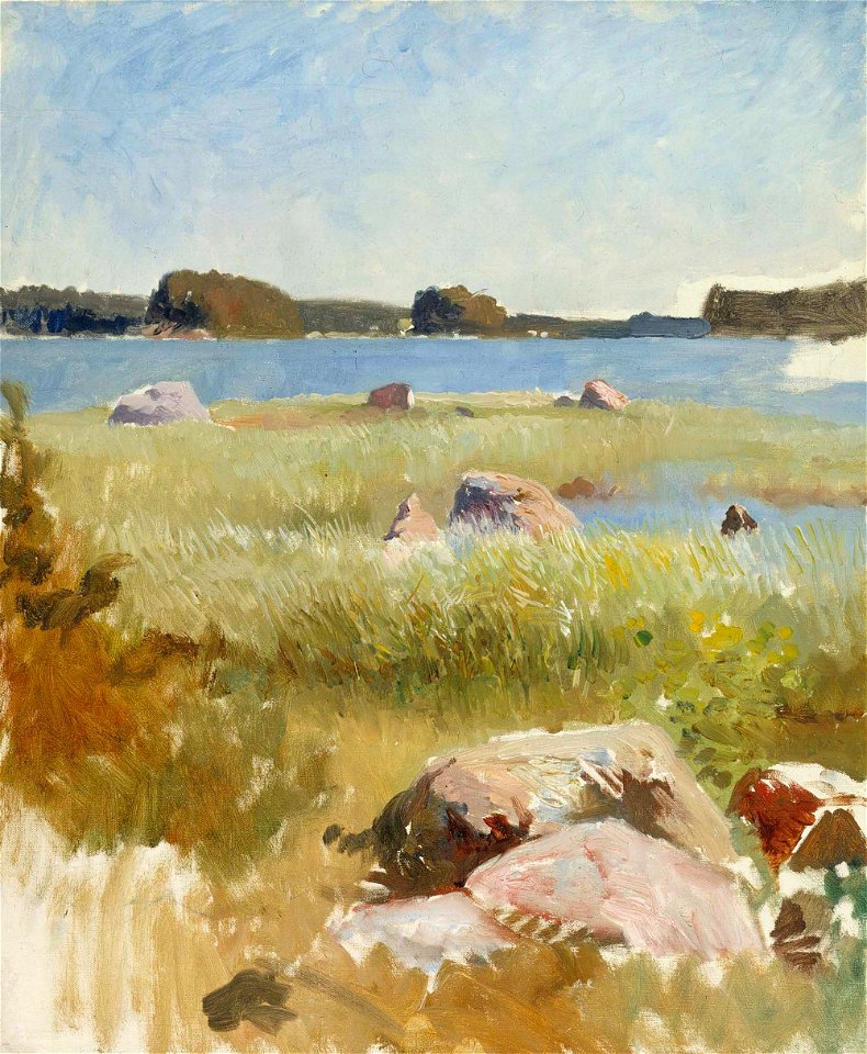 Albert Edelfelt - Saaristomaisema , keskeneräinen - A III 1990 - Finnish National Gallery
