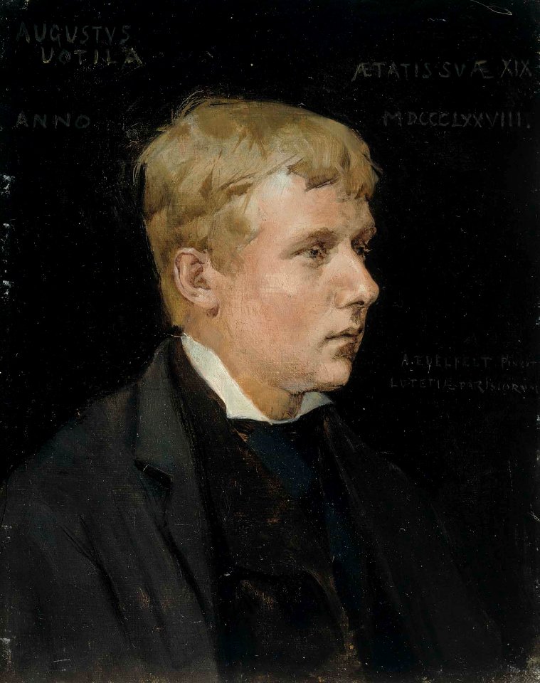 Albert Edelfelt - The Artist Aukusti Uotila, Study for the Duke Karl Insulting the Corpse of Klaus Fleming