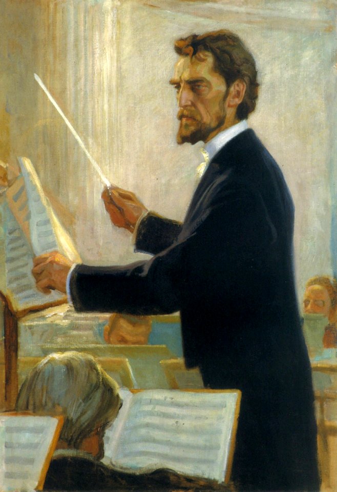 Albert Edelfelt - Portrait of Robert Kajanus