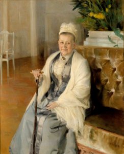 Albert Edelfelt - Portrait of Mrs. Anna Sinebrychoff - A IV 2976 - Finnish National Gallery