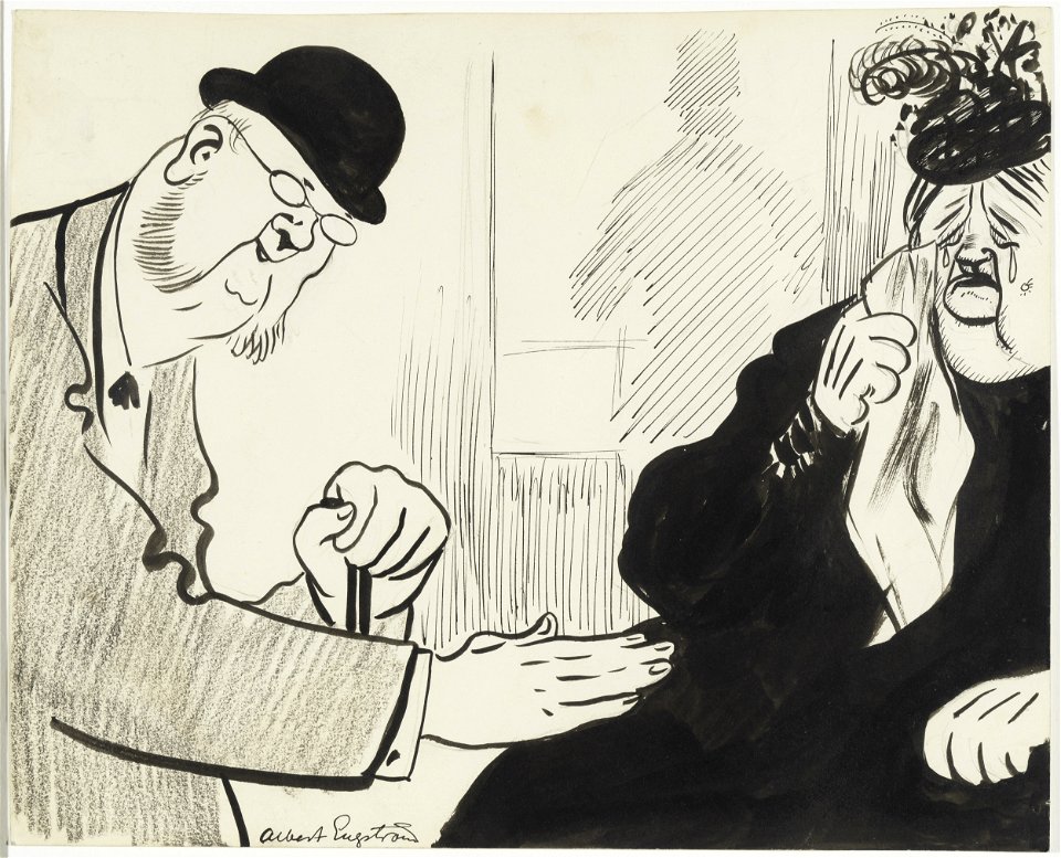Albert Engström A Very Fat Woman Thielska 95 E27