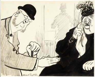 Albert Engström A Very Fat Woman Thielska 95 E27