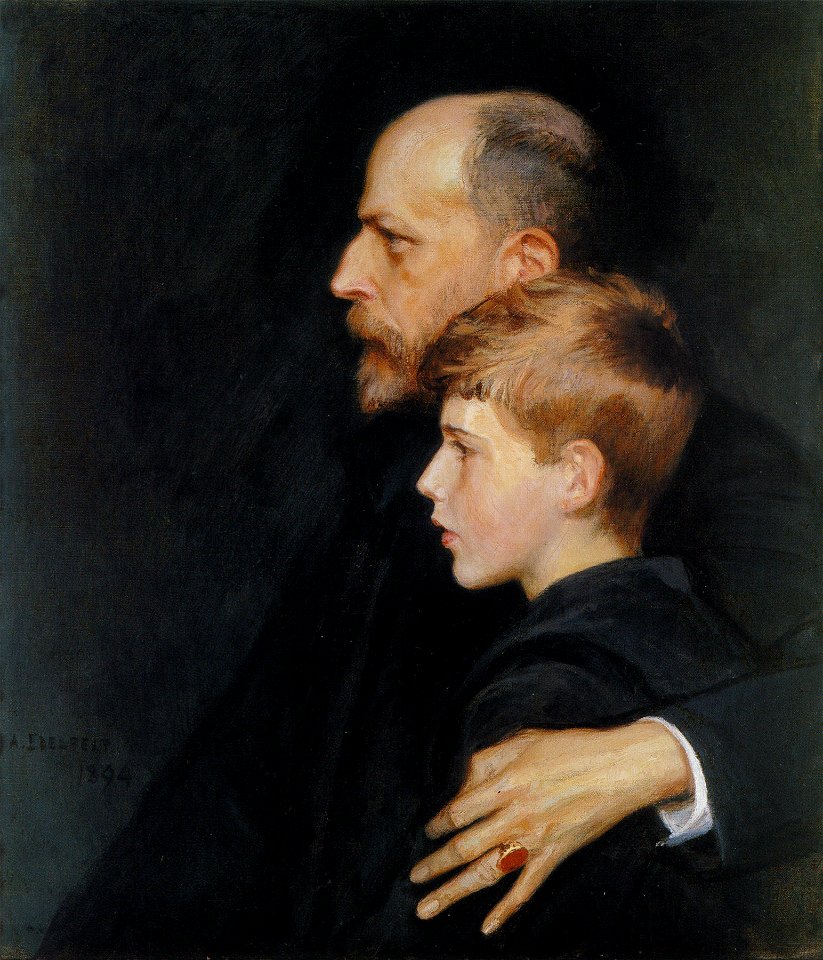 Albert Edelfelt - Pietro ja Mario Krohnin muotokuva