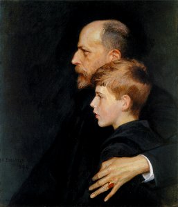 Albert Edelfelt - Pietro ja Mario Krohnin muotokuva