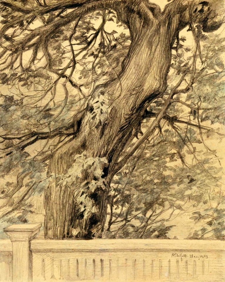 Albert Edelfelt - Vanha lehmus - A III 2018 - Finnish National Gallery