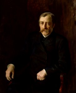 Albert Edelfelt - Portrait of Professor Carl Gustaf Estlander - A I 615 - Finnish National Gallery
