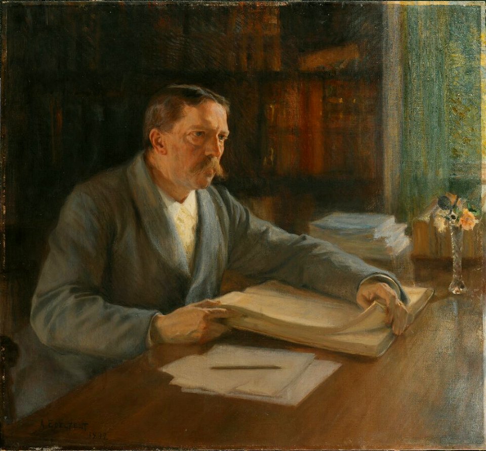 Albert Edelfelt - Viktor Rydberg, the Author - NM 1458 - Nationalmuseum