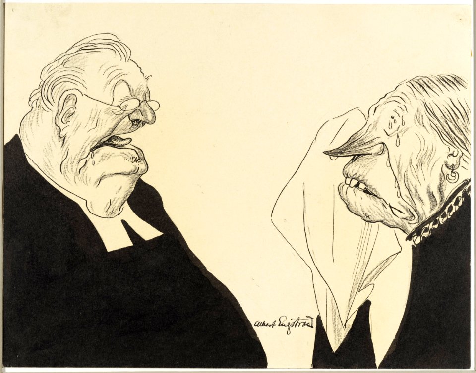 Albert Engström You maintain that your husband treats you badly Thielska 95 E16