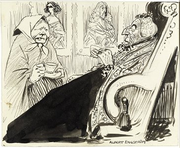 Albert Engström Countess Well mother Lisa Thielska 95 E47