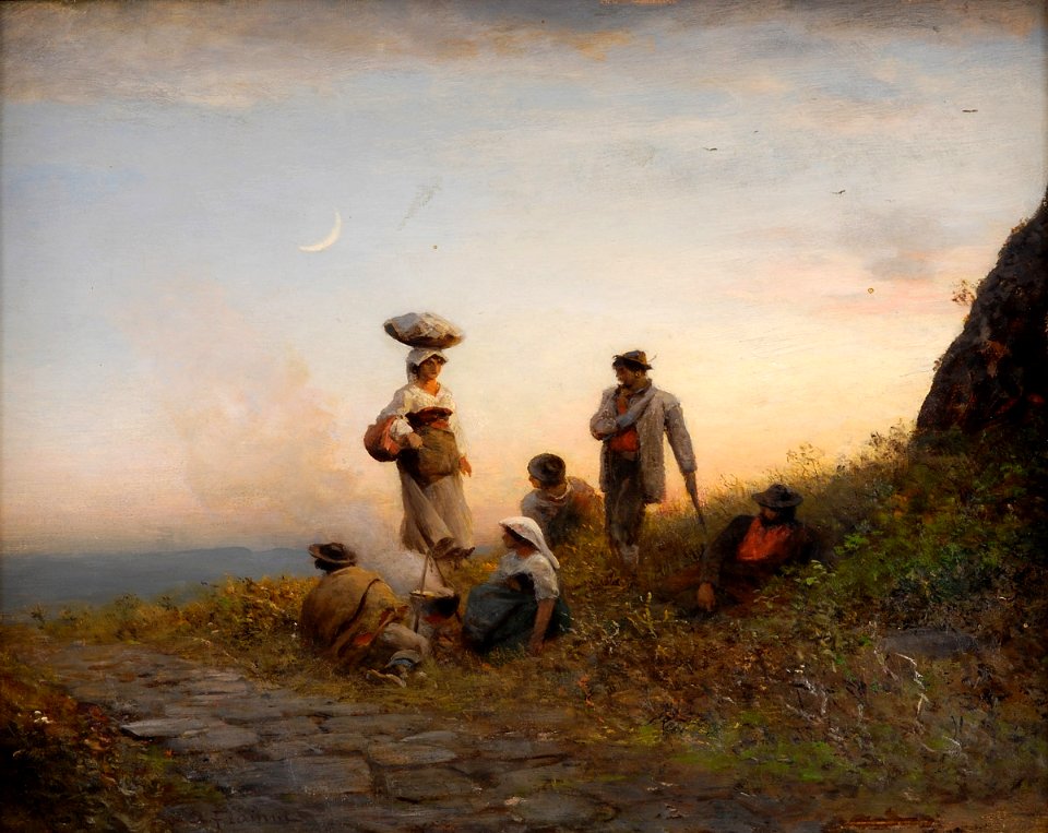 Albert Flamm In der Campagna