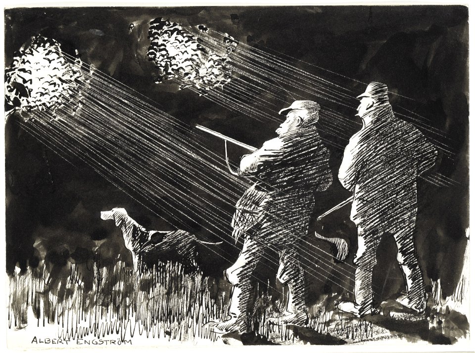 Albert Engström Hunting Life Thielska 95 E52