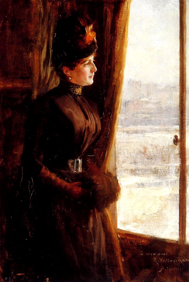 Albert Edelfelt, 1888 - Portrait of Madame Vallery Radot