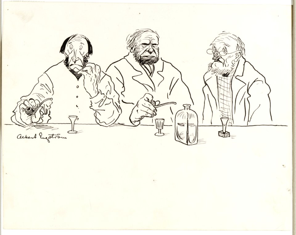 Albert Engström Farmers in Längshult Thielska 95 E24