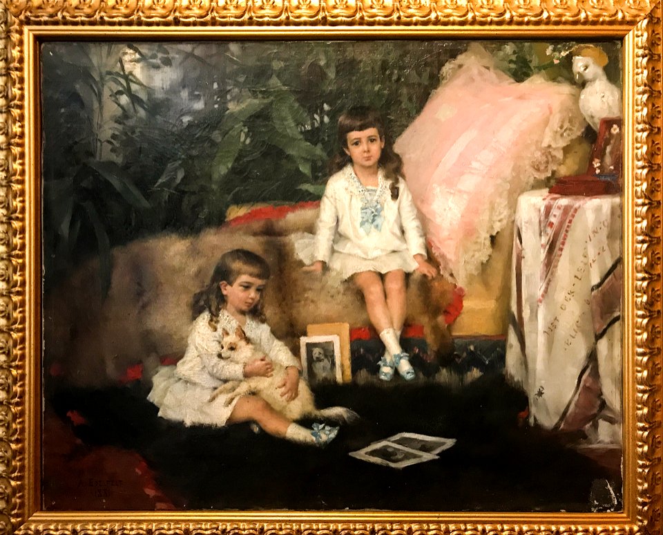 Albert Edelfelt teos suurruhtinas Vladimirin lapsista (vuodelta 1881)