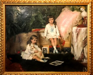 Albert Edelfelt teos suurruhtinas Vladimirin lapsista (vuodelta 1881)