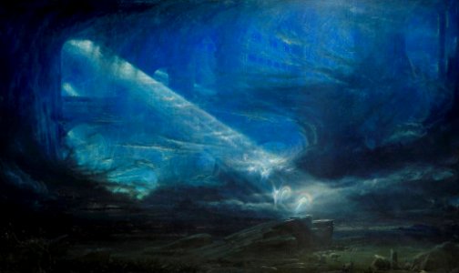 Albert Goodwin - The First Christmas Dawn - 1925-2 - Auckland Art Gallery