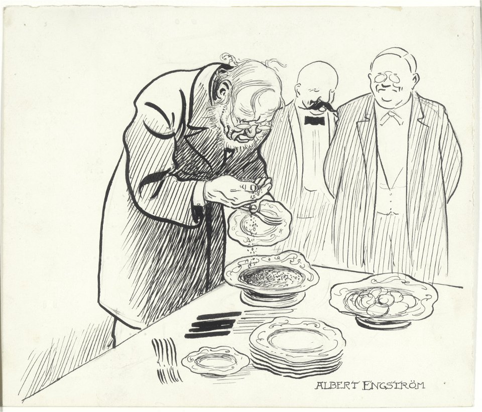 Albert Engström Old Professor S Thielska 95 E60