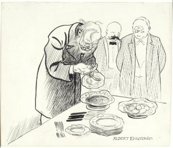 Albert Engström Old Professor S Thielska 95 E60