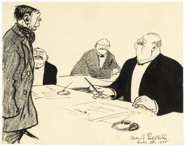 Albert Engström At the Local Court Thielska 95 E19