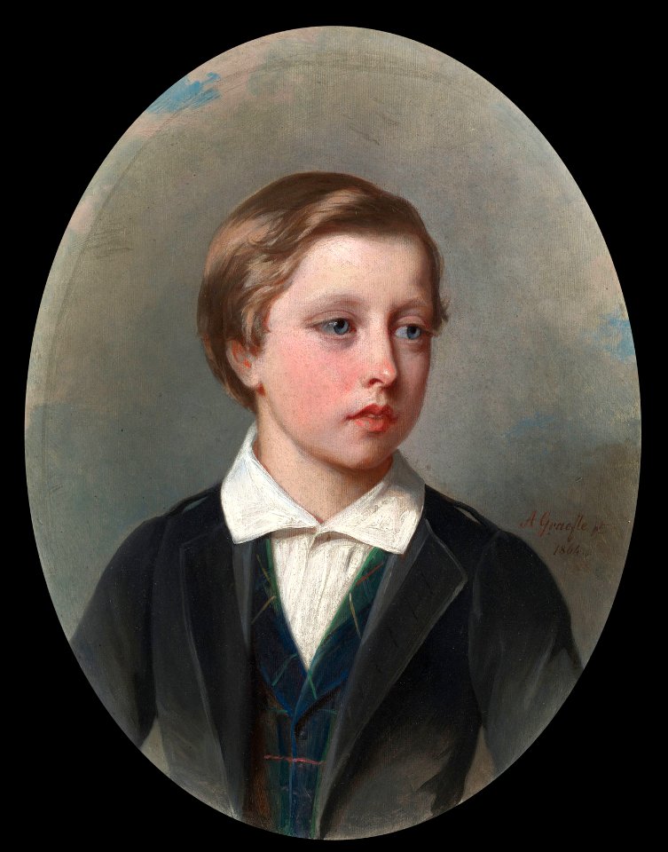 Albert Graefle (1807-89) - Prince Leopold, later Duke of Albany (1853-1884) - RCIN 403990 - Royal Collection