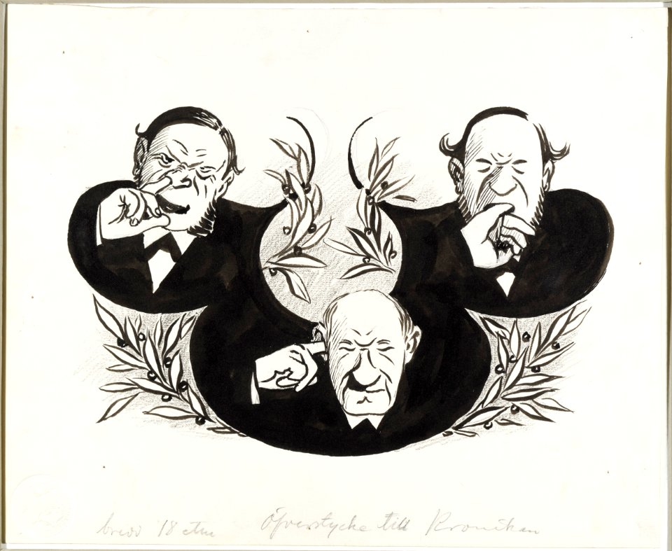 Albert Engström Heading for the Chronicle Thielska 95 E10