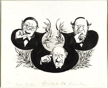 Albert Engström Heading for the Chronicle Thielska 95 E10