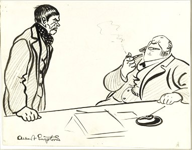 Albert Engström Master to His New Labourer Thielska 95 E25
