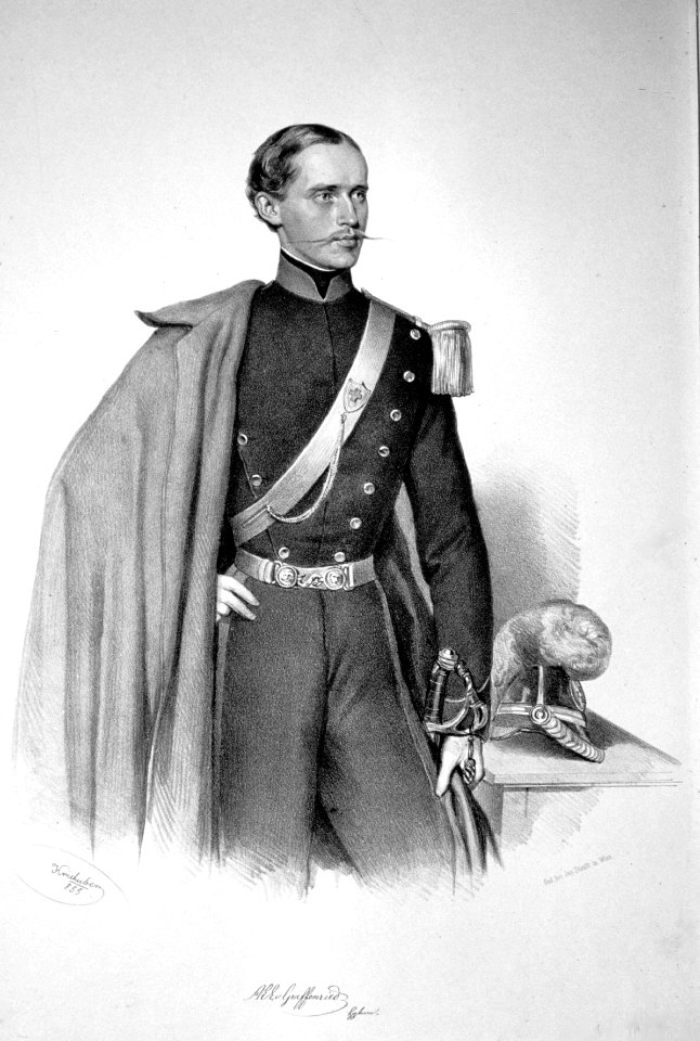 Albert Emanuel von Graffenried Litho