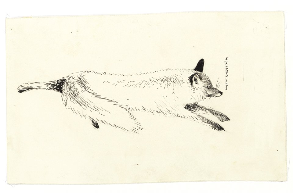 Albert Engström Eager for the Hunt Thielska 95 E55