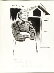 Albert Engström Lillpers Kari Thielska 95 E62