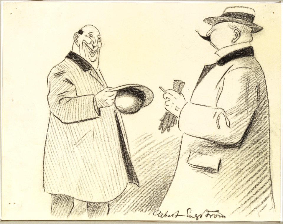 Albert Engström Two Gentlemen Thielska 95 E11
