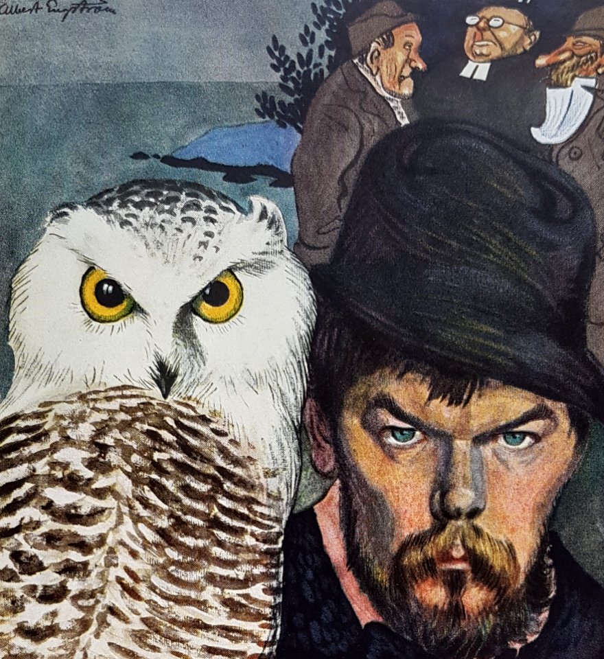 Albert Engström självporträtt Strix 1907