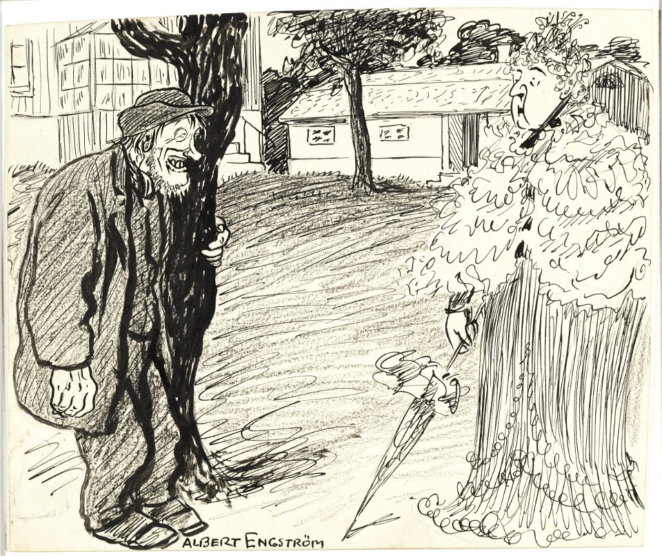 Albert Engström Fisherman Damm Thielska 95 E34
