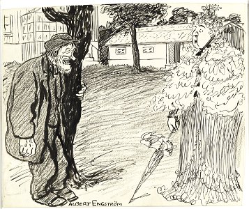 Albert Engström Fisherman Damm Thielska 95 E34