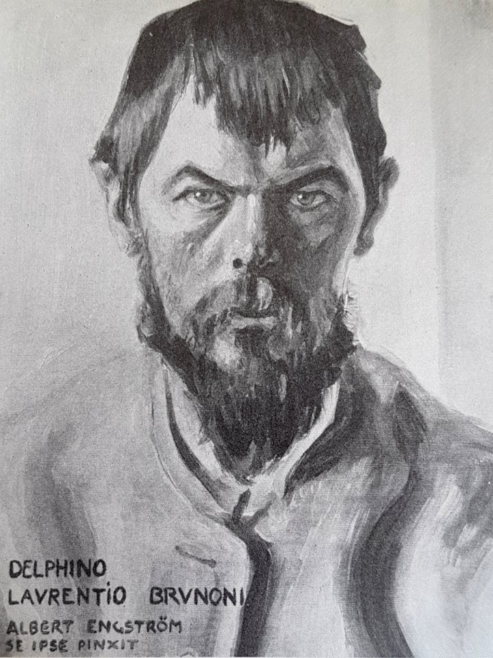 Albert Engström självporträtt 11