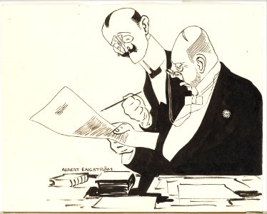 Albert Engström Springer the Notary Thielska 95 E44