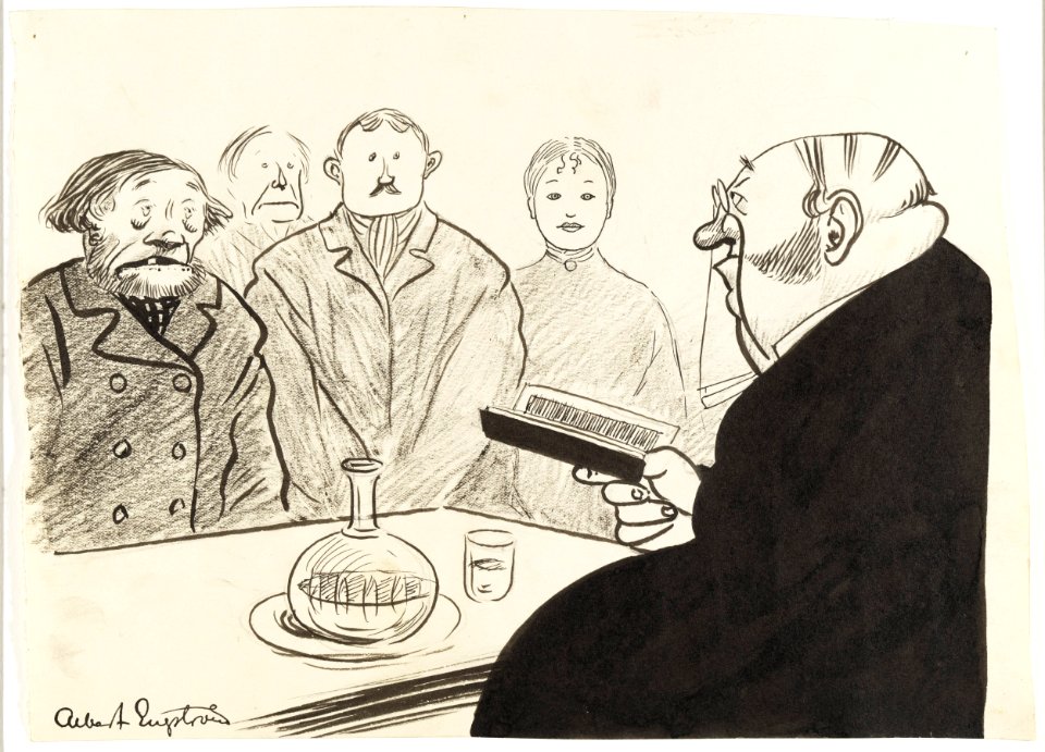 Albert Engström Vicar Thielska 95 E23