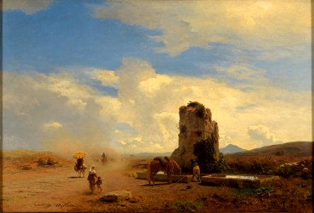 Albert Flamm Campagnalandschaft