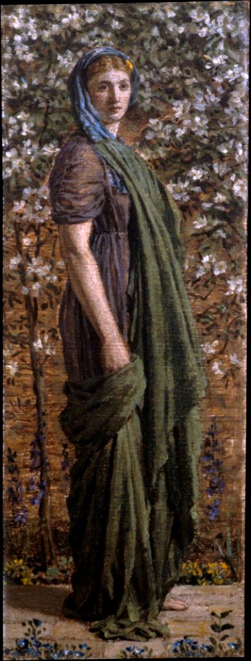 Albert Joseph Moore - A Flower Walk - y1986-4 - Princeton University Art Museum