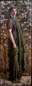 Albert Joseph Moore - A Flower Walk - y1986-4 - Princeton University Art Museum