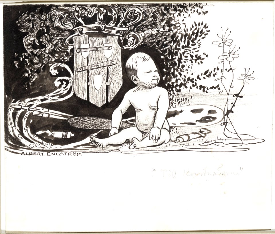 Albert Engström To the Artists Thielska 95 E65