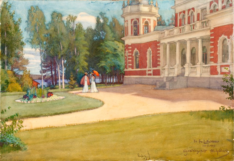 Albert Gebhard - Näköala Inhasta - A III 2661 - Finnish National Gallery