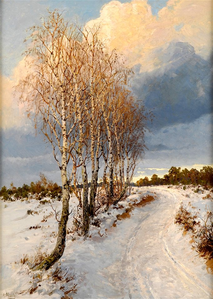 Albert Ernst Mühlig Wintergewitter