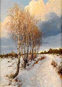 Albert Ernst Mühlig Wintergewitter