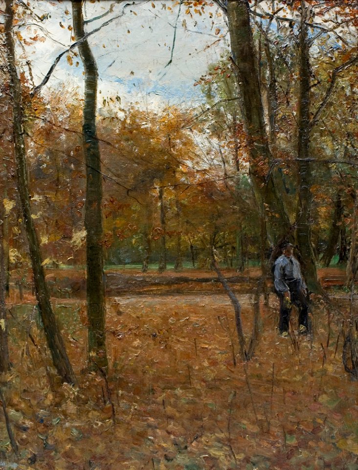 Albert Gottschalk - Efterår i Søndermarken