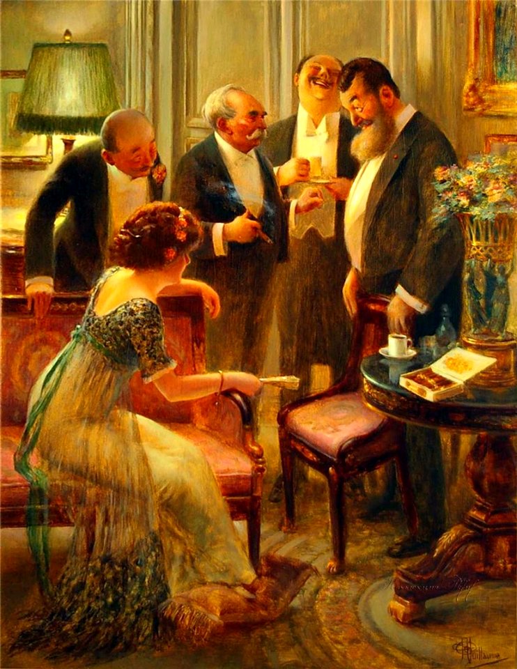 Albert Guillaume - coffee-or-tea-la-belle