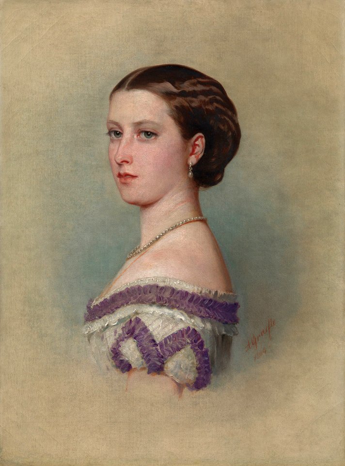 Albert Graefle (1807-89) - Princess Helena, later Princess Christian of Schleswig-Holstein (1846-1923) - RCIN 403988 - Royal Collection